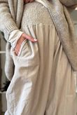 Lock Needlecord Shirring Barrel Pant Stone